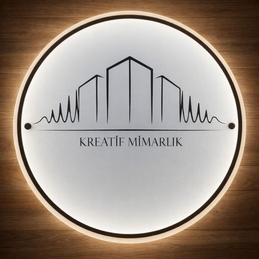 Kreatif Mimarlık için üretilen LED tabela