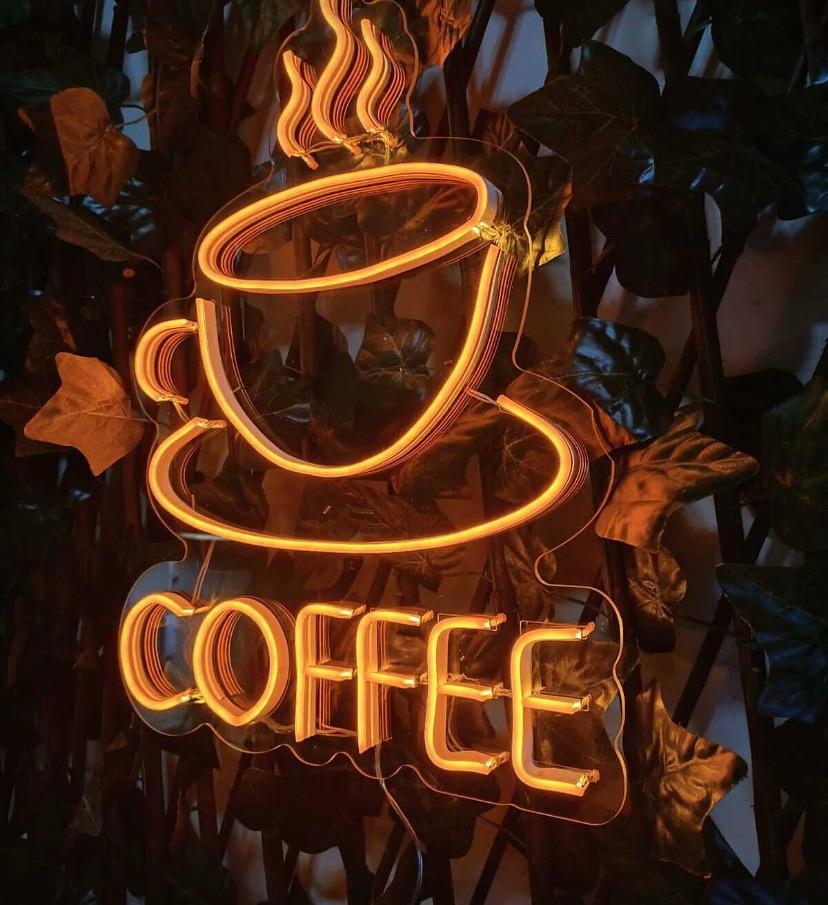 Coffee LED Neon Tabela - Kadıköy Kafe Projesi